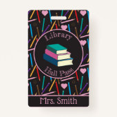 Kleurenbibliotheekzaal Pass Badge (Voorkant)