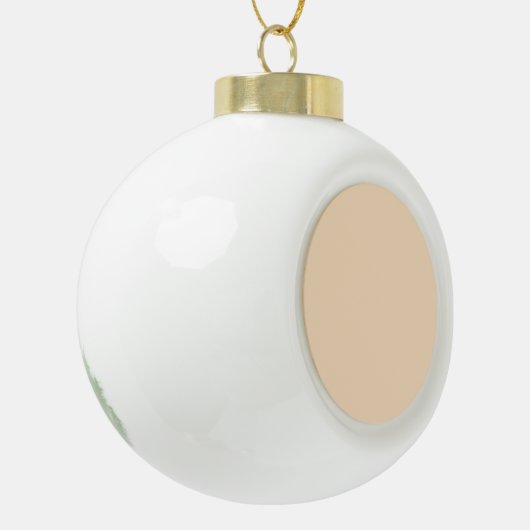 kleurenbisk keramische bal ornament (Links)