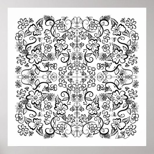 Kleurenblaasjes voor kleurenPoster Poster (Voorkant)