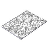 Kleurenblaaskunst Nieuw ontwerp Floral esthetisch  Notitieboek (Linkerzijde)