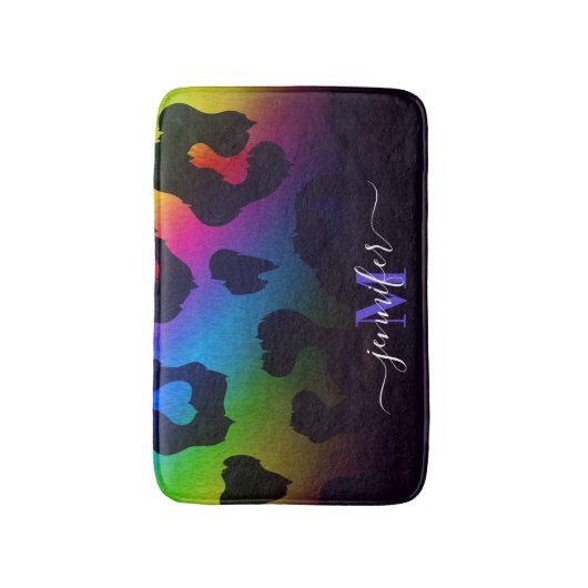 Kleurenblad afdrukken badmat (Voorkant Verticaal)