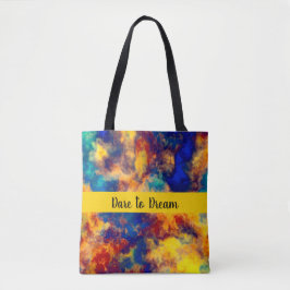 Kleurenblad Blauw rood Geel Blauwgroen Multikleure Tote Bag