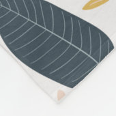 Kleurenblad Kleurrijk oranje blauw, witte drift Fleece Deken (Hoek)