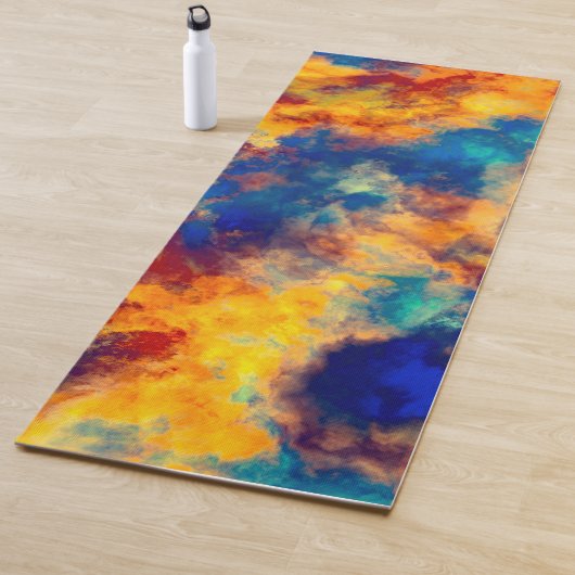 Kleurenblad Multi-Color Red Blue Yellow Yogamat (In situ)