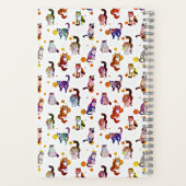 Kleurenblad voor katten notitieboek (Achterkant)