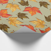 Kleurenblad zonder naadloze patronen cadeaupapier (Hoek)