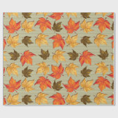 Kleurenblad zonder naadloze patronen cadeaupapier (Vlak)