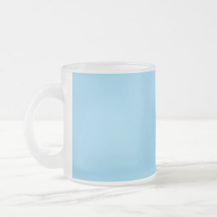 kleurenblauw matglas koffiemok