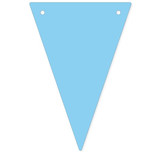 kleurenblauw vlaggetjes (Tweede vlag)