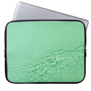 Kleurenblauwe kleurige, heldere oppervlaktestructu laptop sleeve