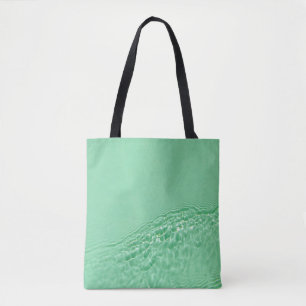 Kleurenblauwe kleurige, heldere oppervlaktestructu tote bag