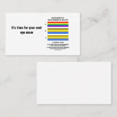 Kleurenbleektest: Welke regenboog zie je? Visie Afsprakenkaartje (Voorkant / Achterkant)