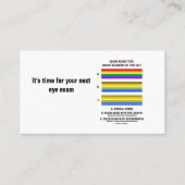 Kleurenbleektest: Welke regenboog zie je? Visie Afsprakenkaartje (Voorkant)