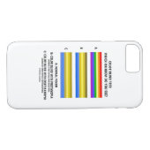 Kleurenbleektest: Welke regenboog zie je? Visie Case-Mate iPhone Case (Achterkant (Horizontaal))