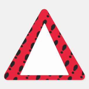 Kleurenblind vriendelijk - Red Warning Sticker