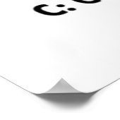 Kleurenblinde test welke regenboog ziet u? poster (Hoek)