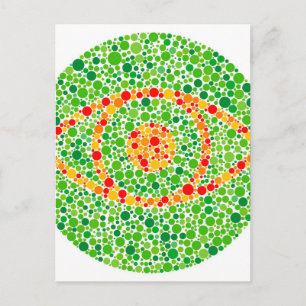 Kleurenblindheid Oog Briefkaart