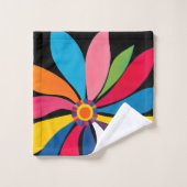 Kleurenbloem Abstract 7 Bad Handdoek (Wasdoekje)