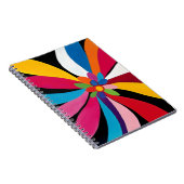 Kleurenbloem Abstract Notitieboek (Rechterzijde)
