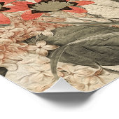 Kleurenbloempel Poster (Hoek)