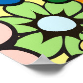 Kleurenbloemvermogen Poster (Hoek)