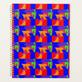 Kleurenblok Abstract – Bright Modern Art Pattern Planner