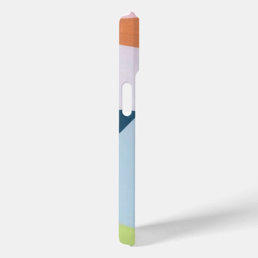 Kleurenblok Abstracte Kunst Aangepast Monogram Ini Case-Mate iPhone Case (Achterkant / Rechts)