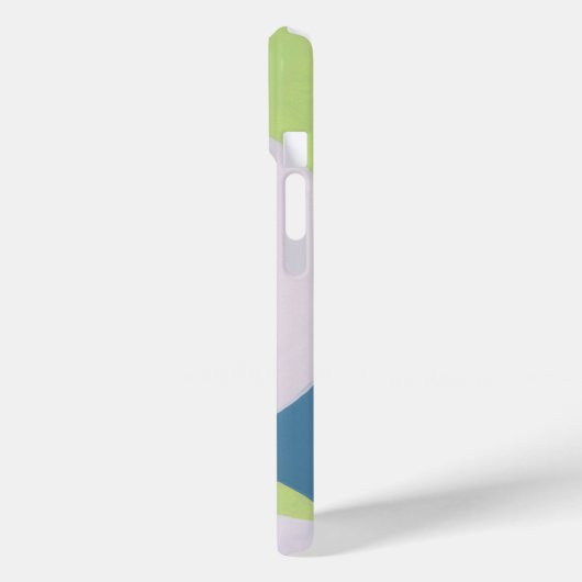 Kleurenblok Abstracte Kunst Aangepast Monogram Ini Case-Mate iPhone Case (Achterkant / Links)