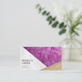 kleurenblok | Abstracte kunst | Interieurontwerper Visitekaartje (Staand voorkant)