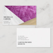 kleurenblok | Abstracte kunst | Interieurontwerper Visitekaartje (Voorkant / Achterkant)