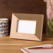 Kleurenblok Afbeelding Lijst (Black & Berry Red) Gegraveerde Lijstjes (Links)