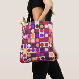 Kleurenblok Carnaval Tote Bag