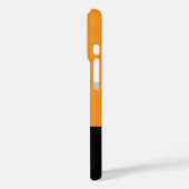 Kleurenblok Geel Zwart Modern Gepersonaliseerd Case-Mate iPhone Case (Achterkant / Links)