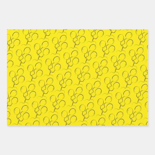 Kleurenblok Happy Birthday Occasion Inpakpapier Vel (Voorkant 2)