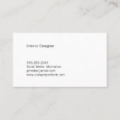 kleurenblok | Metaal | Hout Visitekaartje (Achterkant)