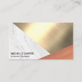 kleurenblok | Metaal | Hout Visitekaartje (Voorkant)