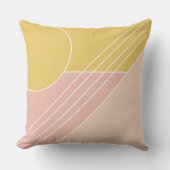 Kleurenblok modern meisjesachtig minimalistisch st kussen (Voorkant)