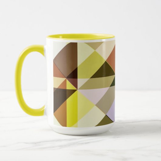 Kleurenblok Mok in Gouden Limoen en Geel (Links)