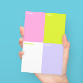 Kleurenblok Sticky Notes Medium