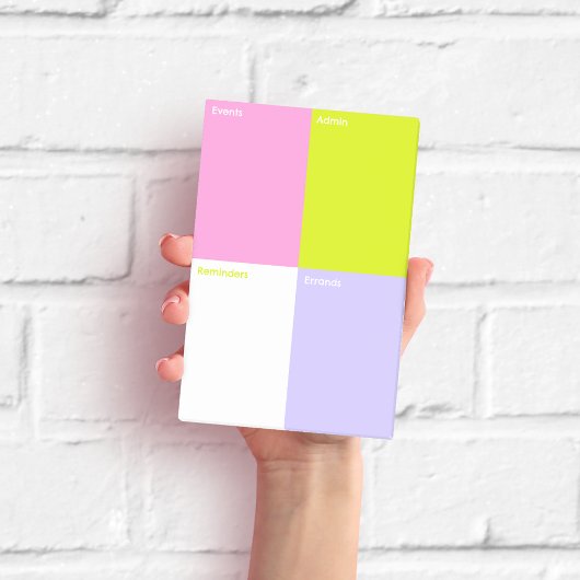 Kleurenblok Sticky Notes Medium