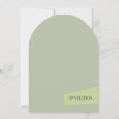 Kleurenblok Wedding Spring Arch ID740 Kaart (Achterkant)