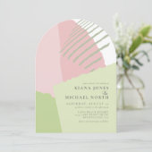 Kleurenblok Wedding Spring Arch ID740 Kaart (Staand voorkant)