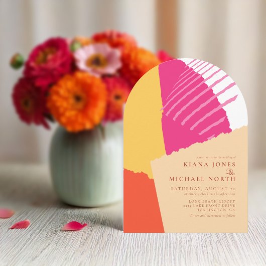 Kleurenblok Wedding Summer Arch ID740 Kaart