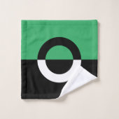 Kleurenblokcirkel Bad Handdoek (Wasdoekje)