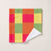 Kleurenblokken 2 bad handdoek (Wasdoekje)