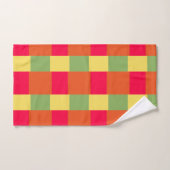 Kleurenblokken 2 bad handdoek (Handdoek)