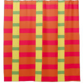 Kleurenblokken 3 douchegordijn (Voorkant)