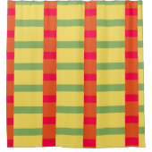 Kleurenblokken 3 douchegordijn (Voorkant)