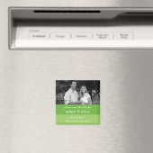 Kleurenblokken bewaren de datummagneet (limoengroe magneet (Insitu (Vaatwasser))