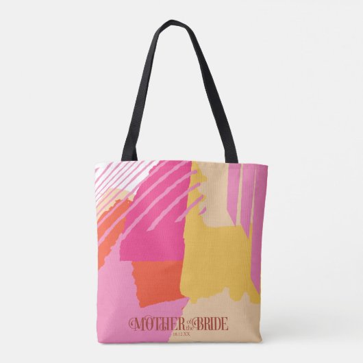 Kleurenblokmoeder van de Bride Summer ID740 Tote Bag (Achterkant)